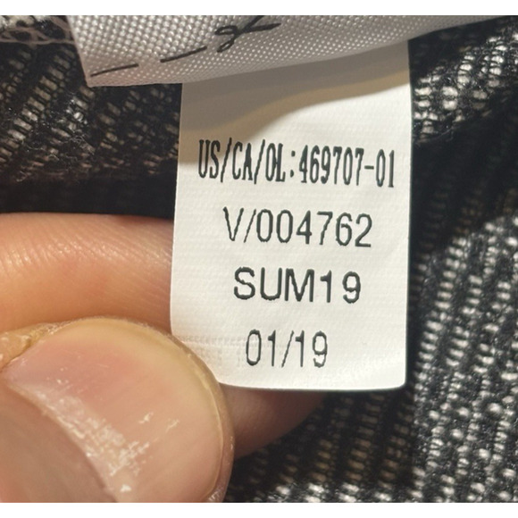 Banana Republic Womens Jacquard Knit Dress Sz 12P Ivory Black Cotton Blend - Picture 5 of 11